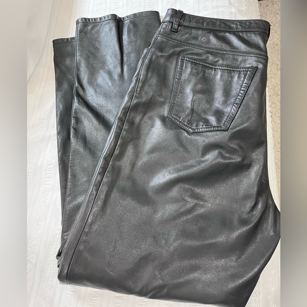 Black Leather Pants 16